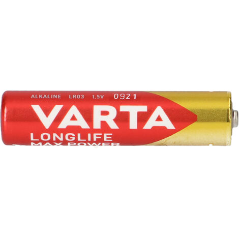 Varta 4703 Longlife Max Power Micro Batterie AAA 4er Blister