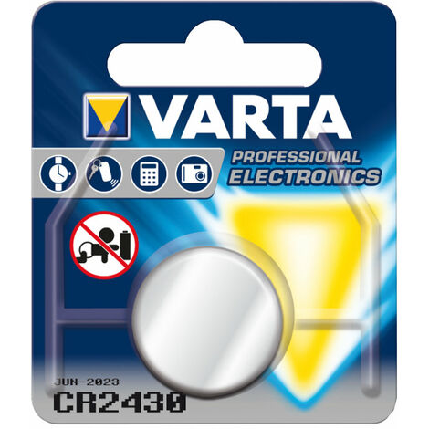 Varta 643 - CR2430 Bouton au Lithium Cellule électronique Argent