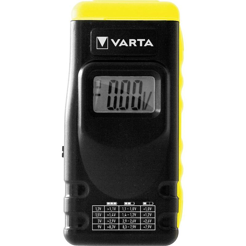 Image of Varta Tester batterie LCD Digital Battery Tester B1 Campo di misura (tester batterie) 1,2 V, 1,5 V, 3 V, 9 V Batteria r