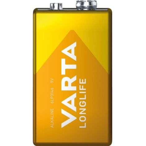 VARTA 9V-Blockbatterie LONGLIFE, 1St.