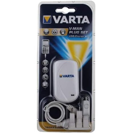 Varta - akku-ladegerät-0-professional v-man plug aktualisiert (inkl. Adapter - 57057201401 - 4008496680559