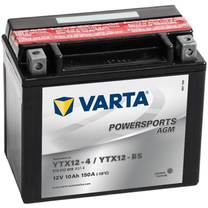 

Batería VARTA YTX12-BS 12V 10Ah