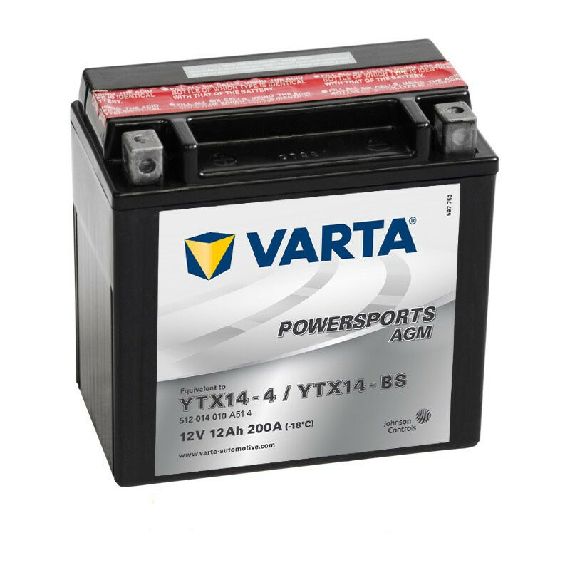 

Batería YTX14-BS 12V 12Ah - Varta