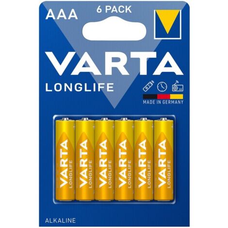 VARTA BATT LONGLIFE ALCALINA MINISTILO BL 6 PZ