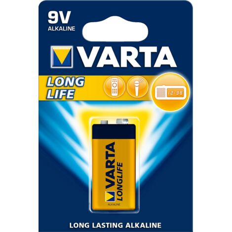 Varta batt longlife alcalina transistor 9v blister 1 pezzi