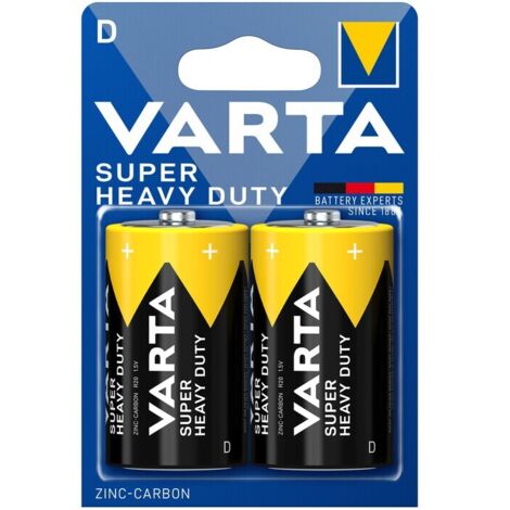 VARTA BATT SUPERLIFE ZINCO TORCIA BL 2 PZ
