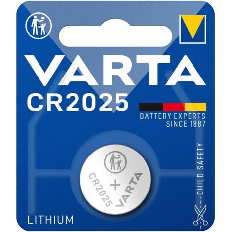 VARTA BATTERIA A BOTTONE CR2025 LITIO BL 1 PZ