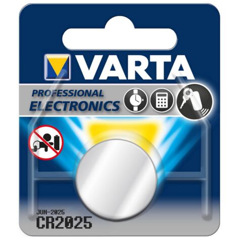 Varta batteria a bottone cr2025 litio blister 1 pezzi