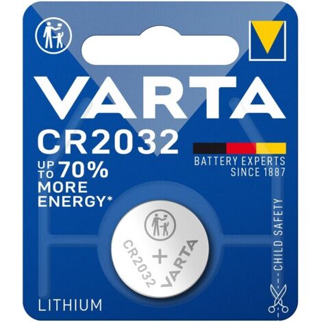VARTA BATTERIA A BOTTONE CR2032 LITIO BL 1 PZ