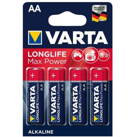 Varta Batteria Max Tech Alcalina AA Stilo 4pz