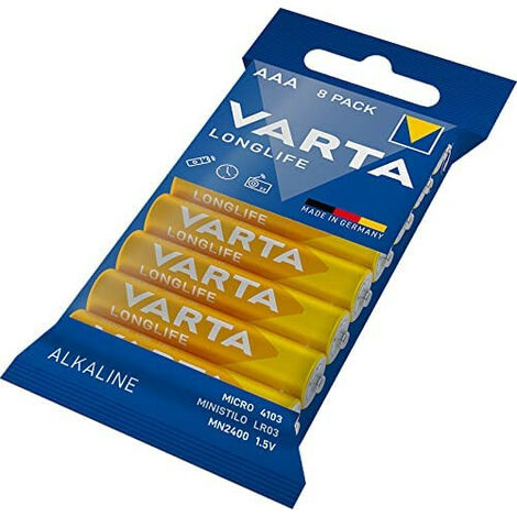 Varta Batterie Alkaline, Micro, AAA, LR03, 1.5V (04103 101 328)