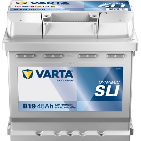 Varta – Batterie de démarrage 12V 45Ah – Courant de démarrage 400A – Technologie plomb-acide – Pour véhicule agricole et engin de construction