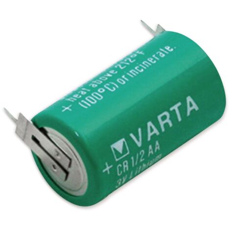 VARTA Batterie lithium CR 1/2AA-SLF, Print 1/1+/-, 3 V-, 950 mAh