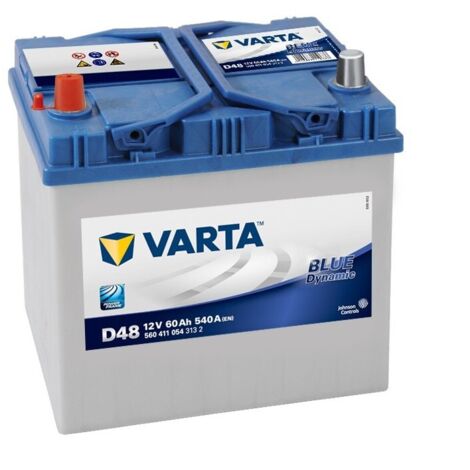 Varta – Batterie voiture 12V 60Ah 540A – Plomb Calcium – Compatible Start Stop – Pour véhicules légers et camionnettes