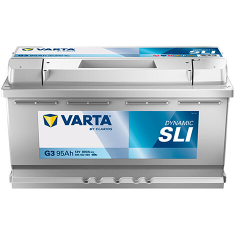 Varta – Batterie voiture 12V 95Ah 800A – Technologie PowerFrame pour démarrage rapide – Compatible voitures et petits camions
