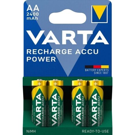 VARTA CONS.VARTA Varta NiMH Akku, AA/Mignon/HR06, 1,2 V, 2.400 mAh (PACK à 4 STÜCK)