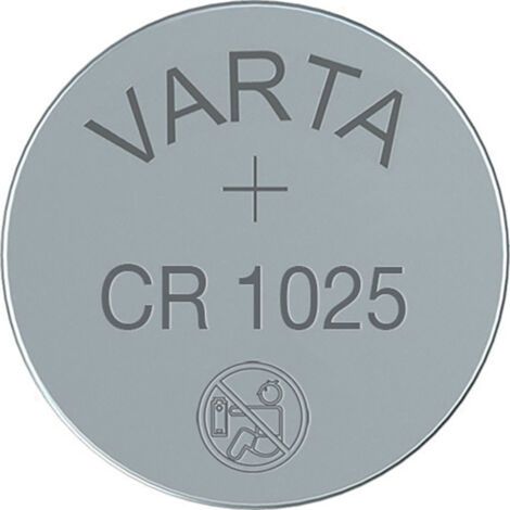 Varta CR 1025 VAR - Lithium-Knopfzelle, 3 V, 10,0x2,5 mm (06125 101 401)