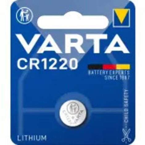 Varta CR 1220 Primary Lithium Button - Piles Non-Rechargeables (Lithium, CR1220) (6220101401)