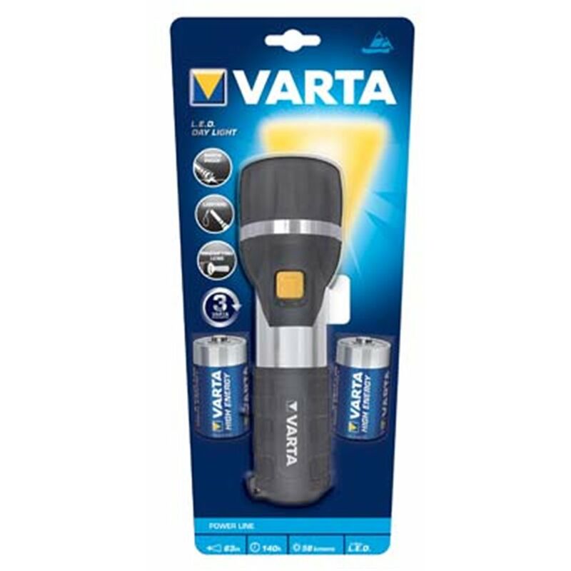 Image of Torcia led day light Varta led 7 2XTORCIA d incluse 4008496987559 materiale elettrico Varta