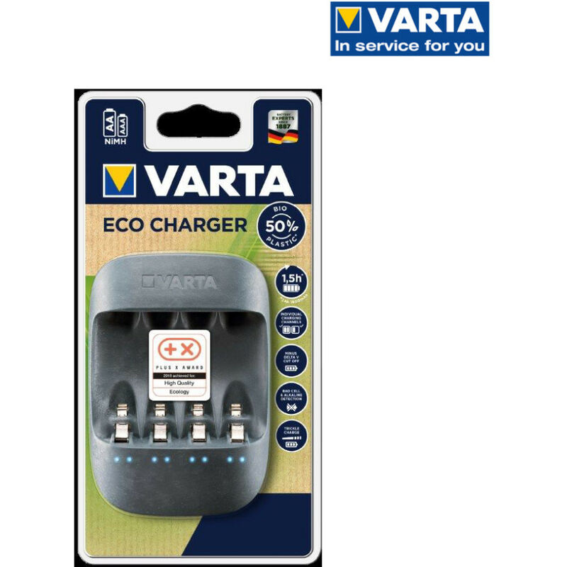 

CARGADOR ECO CHARGER PARA PILAS AA Y AAA SIN PILAS - NEOFERR.. - Varta