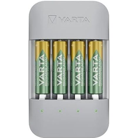 Varta Eco Charger Pro Caricabatterie universale NiMH Ministilo (AAA), Stilo (AA)