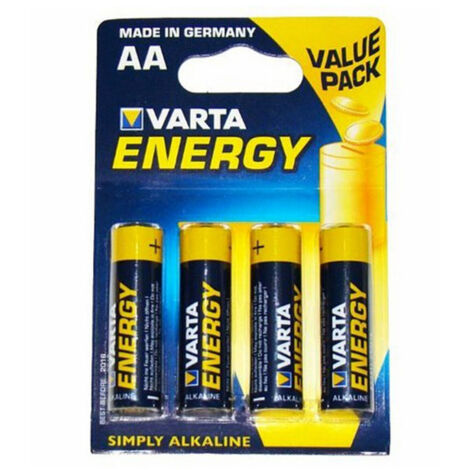 Varta Energy AA Alcaline Batterien Pack mit 80 Stück