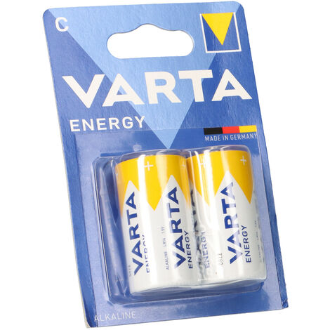Varta Energy C Baby Batterie 1,5V AlMn 2er Blister