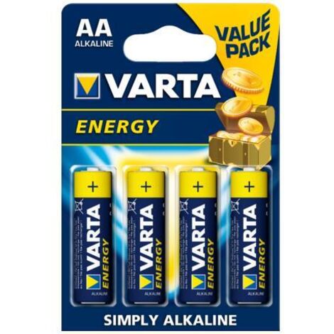 Varta Energy Pilas AA Alcalinas Pack de 80