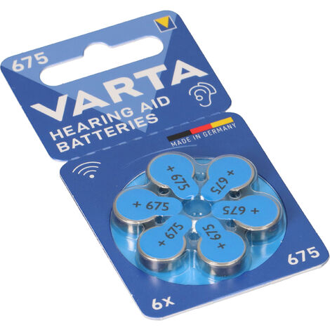 Varta Hearing Aid Batterie 675 PR44 Hörgerätebatterie