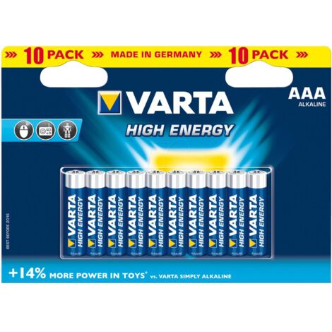 Varta HIGH ENERGY AAA Batteria monouso Mini Stilo AAA Alcalino