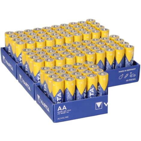VARTA Industrial 4006 – 100x AA/Mignon (LR6) Alkaline 1,5 V – 2950 mAh