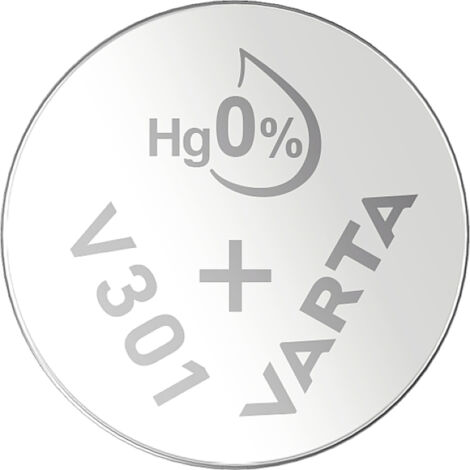 Varta Knopfzelle 301 1.55 V 1 St. 82 mAh Silberoxid SILVER Coin V301/SR43 NaBli 1