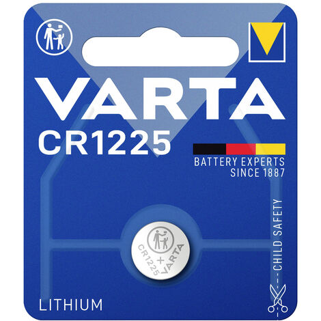 Varta Knopfzelle CR 1225 3 V 1 St. 48 mAh Lithium LITHIUM Coin CR1225 Bli 1