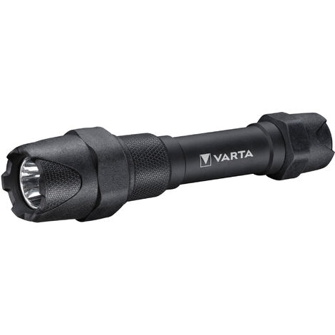 Varta – Lampe torche indestructible 350 lumens – Résistante aux chocs jusqu'à 9m – Étanche IP67 – Alimentation 2 piles AA – Longueur 167mm - 18711101421