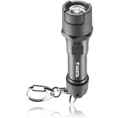 Varta – Lampe torche LED indestructible 12 lumens – Alimentation à pile AAA – Étanchéité IPX4 – Portée 10 mètres – Poids 19 g - Q457171