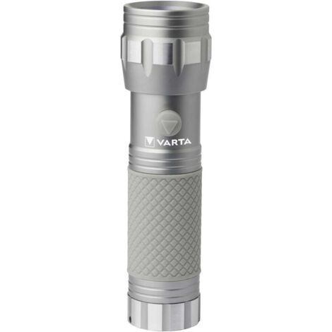 Varta – Lampe torche UV 8,5h – 14 LED UV – Longueur 118 mm – Résistante aux chocs – Détecte salissures et billets - 3xaaa