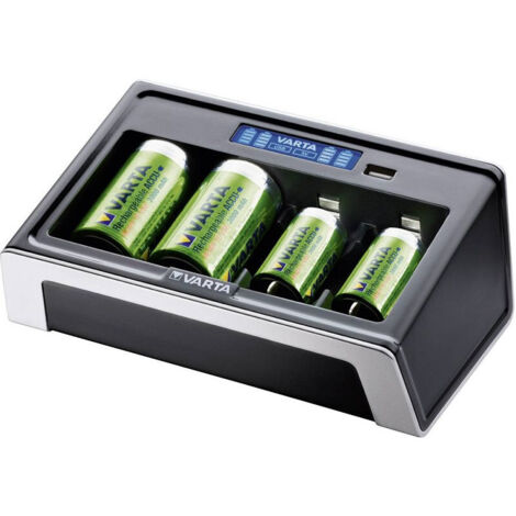 VARTA LCD Chargeur universel pour AA/AAA/C/D