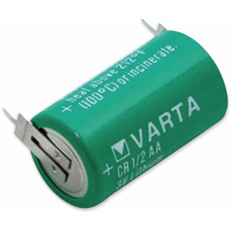 VARTA Lithium-Batterie CR 1/2AA-SLF, Print 1/1+/-, 3 V-, 950 mAh