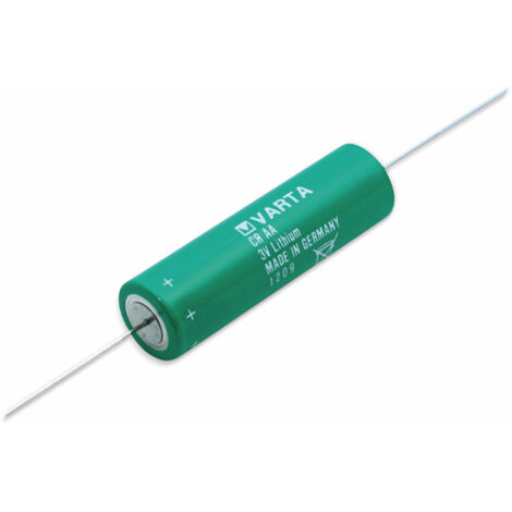 VARTA Lithium-Batterie CR AA-CD, mit Axialdraht, 3 V-, 2000 mAh