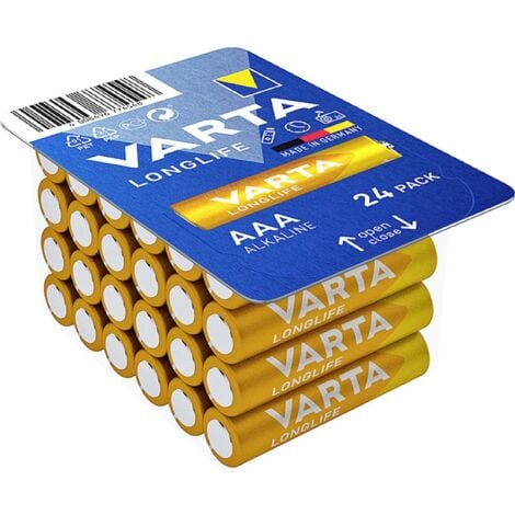 Pile LR3 (AAA) alcaline(s) 1.5 V Varta 04003211111 1220 mAh