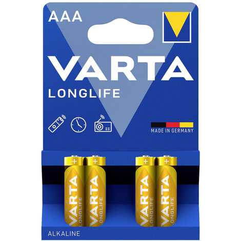 Varta LONGLIFE AAA Bli 4 Micro (AAA)-Batterie Alkali-Mangan 1200 mAh 1.5 V 4 St.