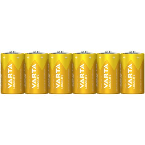 Varta LONGLIFE D Folie 6 Pile LR20 (D) alcaline(s) 15800 mAh 1.5 V 6 pc(s) X37453