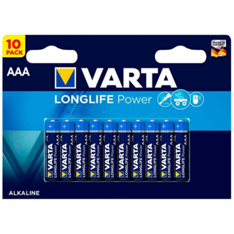 Varta LONGLIFE Power AAA Bli 10 Pile LR3 (AAA) alcaline(s) 1.5 V 10 pc(s) X37623