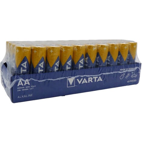 VARTA LR6 - LR06 - AA Industrial - UM3 - Boite de 40