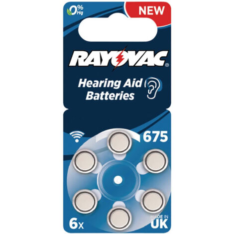 Varta - mod 675 - piles appareil auditif - blister 6pcs. - pr44 -