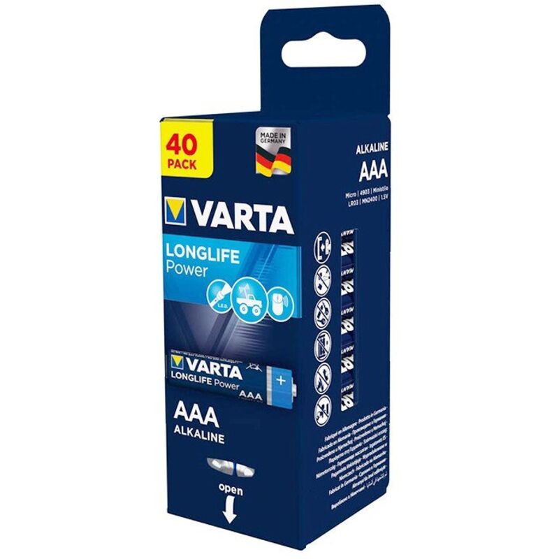 Varta - Piles alcaline aaa longlife power 4903121194