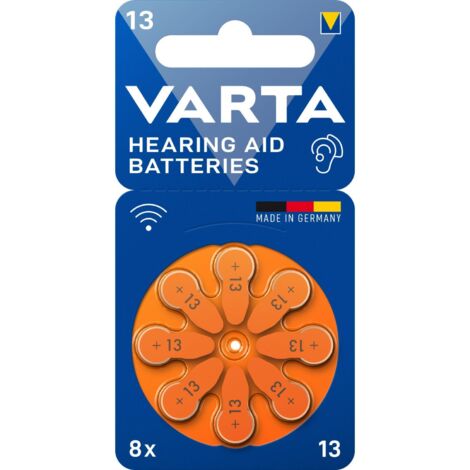 Varta Pila 13 Acustica 1.45v 8 Pezzi