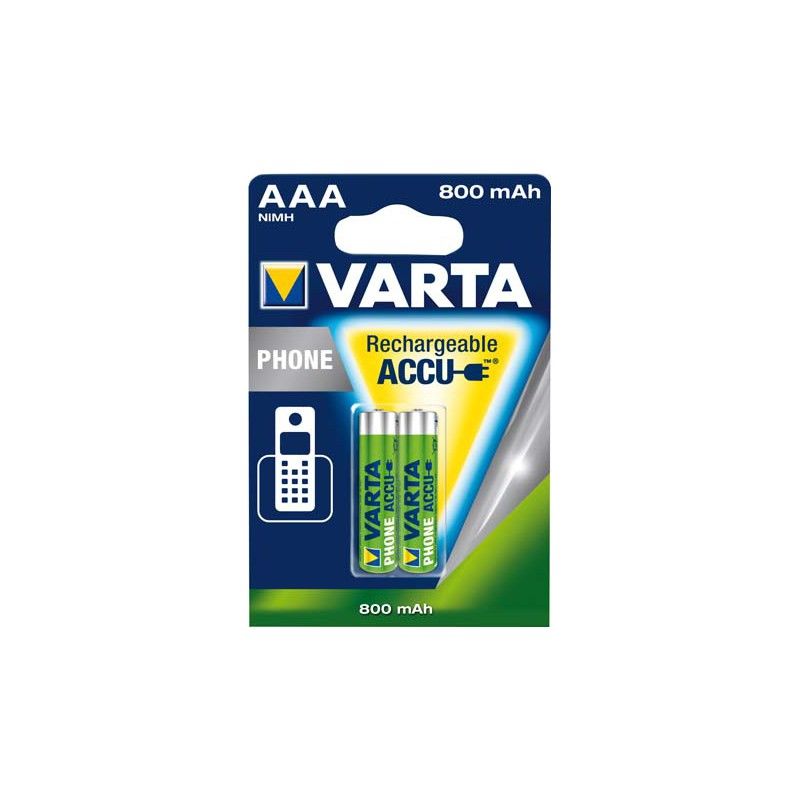 

Pila Phonepower Accu T398 Mico/AAA/HR03,800mAh - Varta