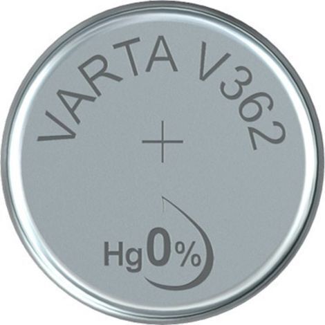 Varta pile bouton micro argent sr58 -v362 1,55v blister 1 unité ø7,9x2,1mm