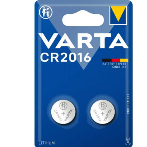 VARTA - Pile lithium bouton CR2016 blister de 2